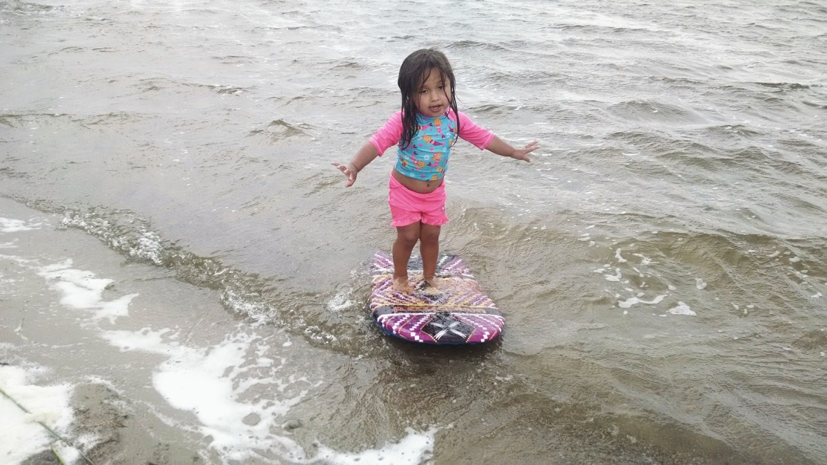 the two-year-old surfing wonder